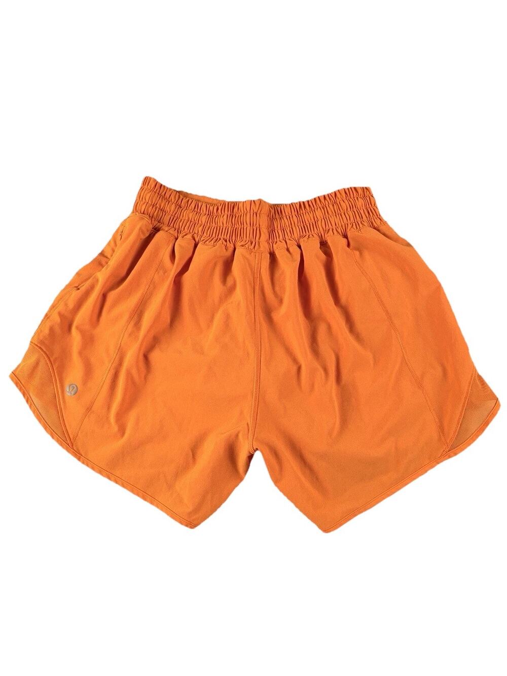 Lululemon Hotty Hot High-Rise Lined Short 4” Size 4 Orange W7AYXT 2024